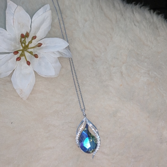 SCS Swarovski peacock necklace - Picture 6 of 6